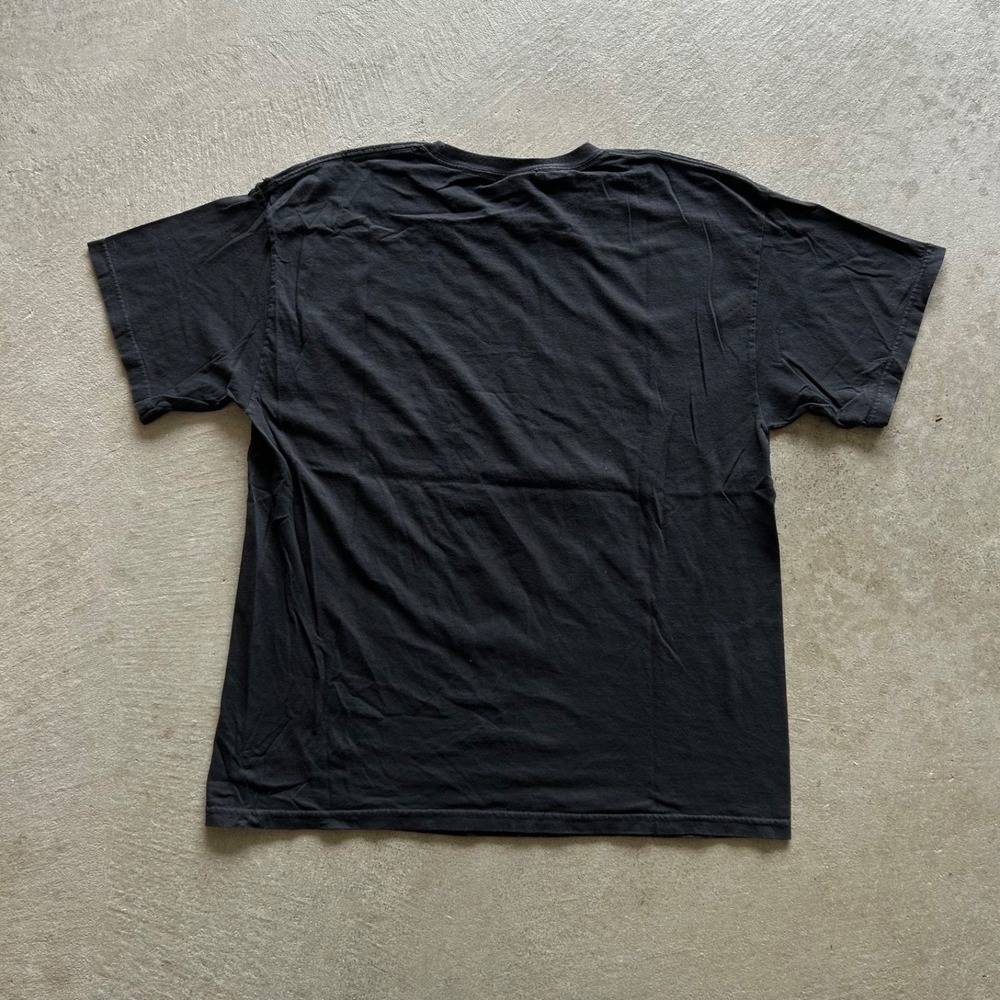 Famous Stars And Straps Shirt Size XL Black Palm Tree Sunset Logo Skate Graphic - Picture 4 of 5